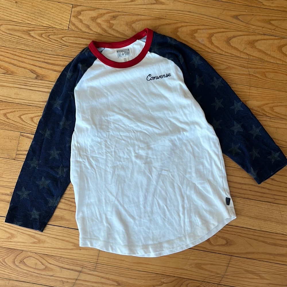 Converse woven 3/4 tee